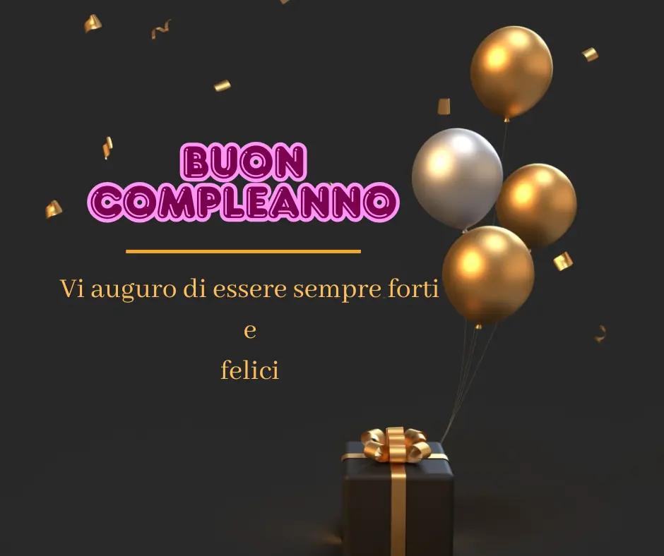 Auguri per il tuo compleanno