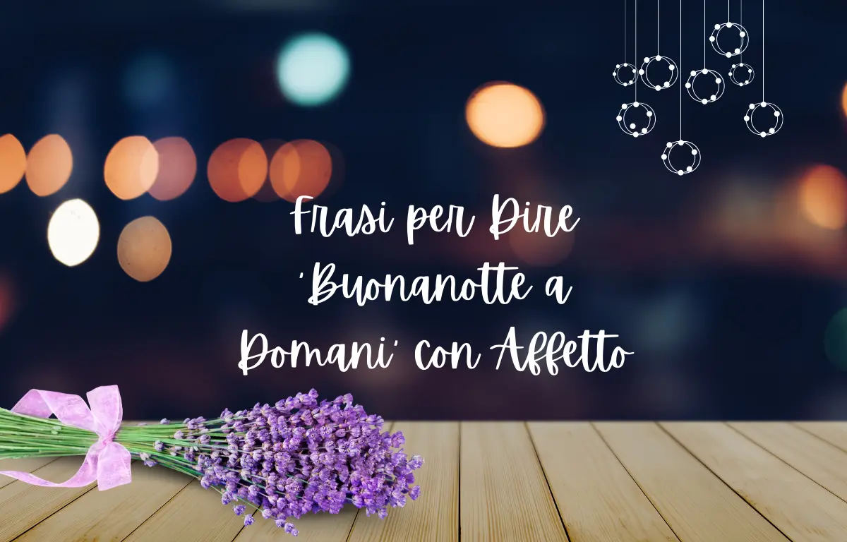 Buonanotte a Domani