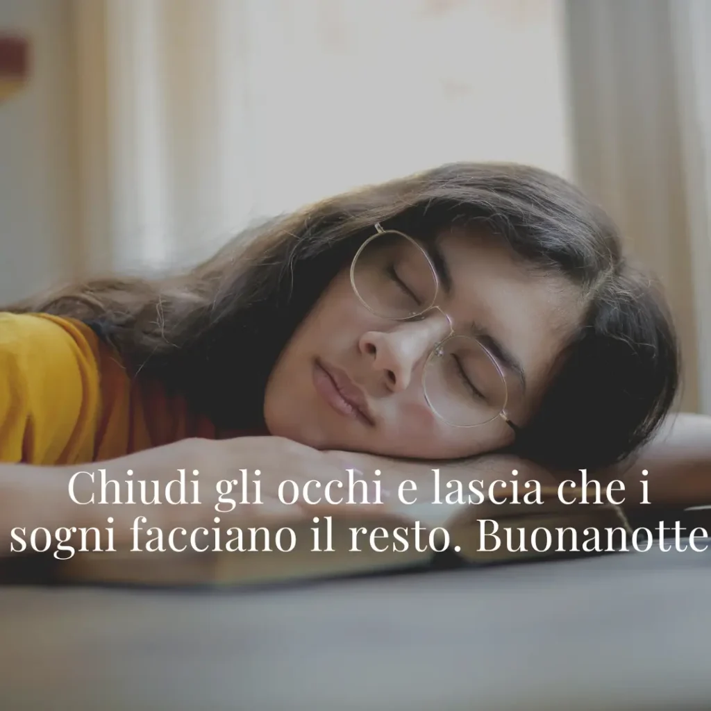 Buonanotte immagine citazione