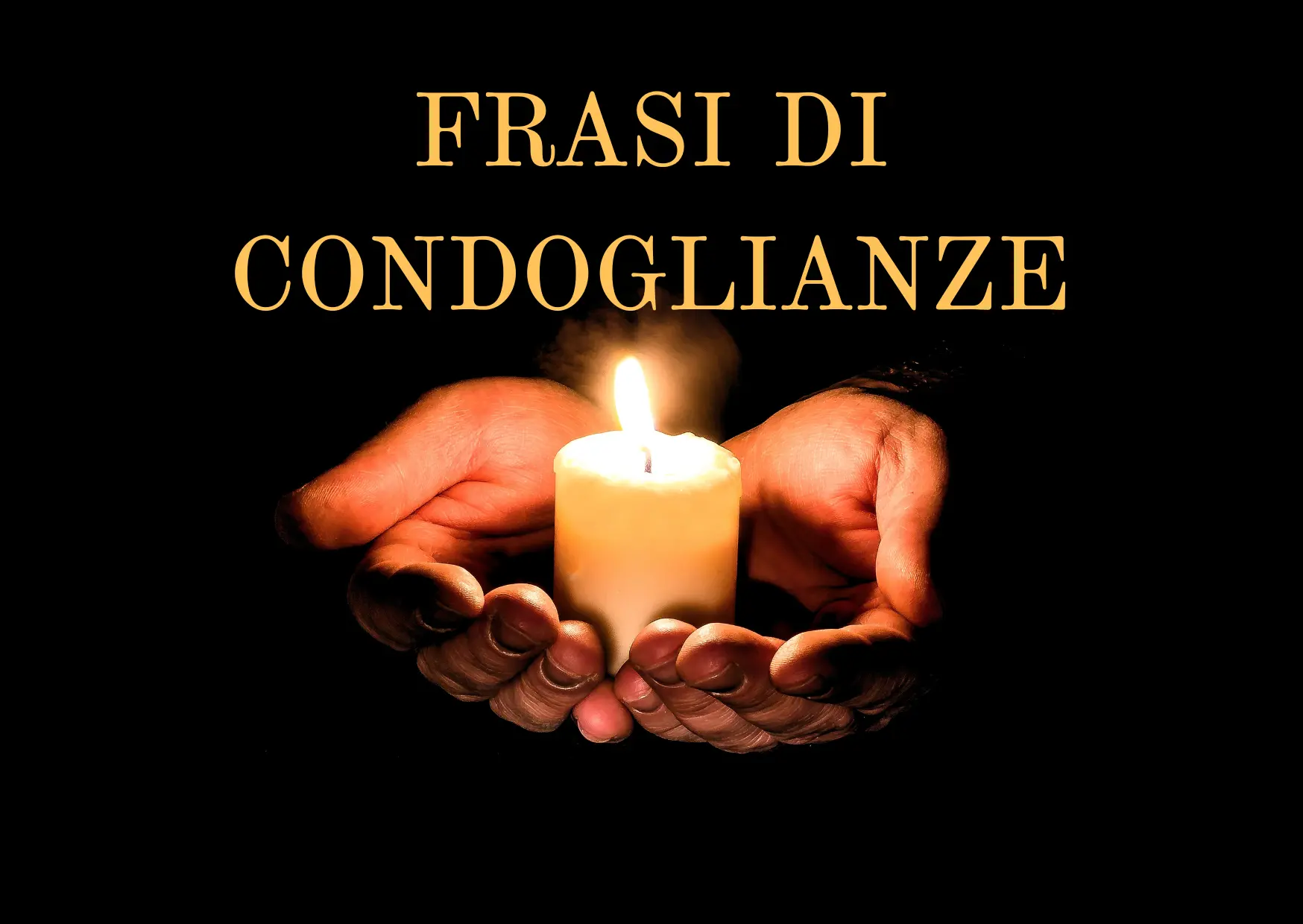 Frasi di Condoglianze