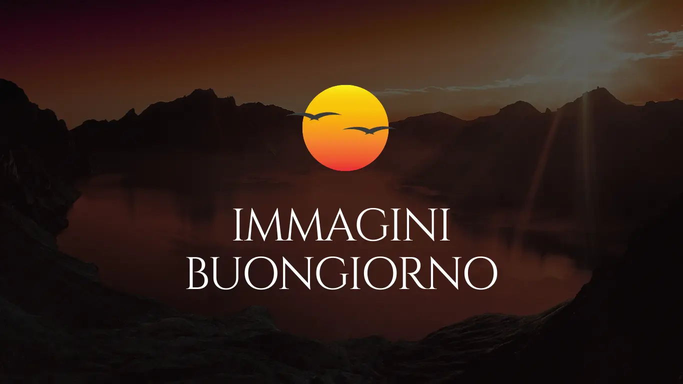 Il sole che sorge al mattino